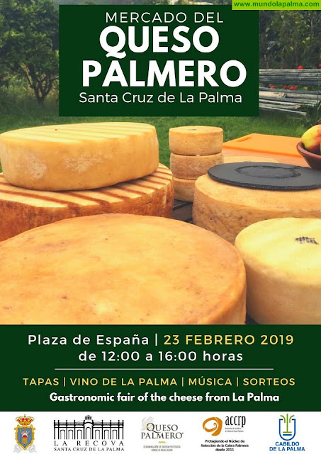 El Ayuntamiento de Santa Cruz de La Palma organiza el primer Mercado del Queso Palmero