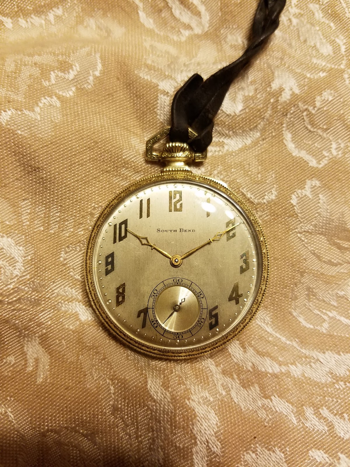 A Vintage Watch Hunter: Silver Dial South Bend Grade 429 12 Size Pocket ...