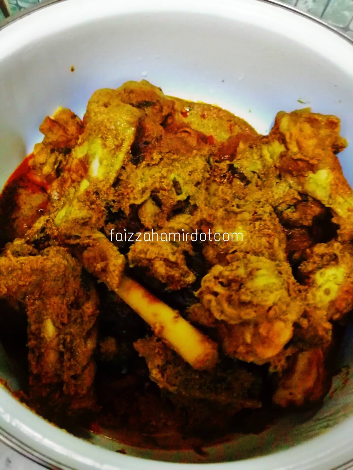 Rendang simple resipi ayam Almari Resepi: