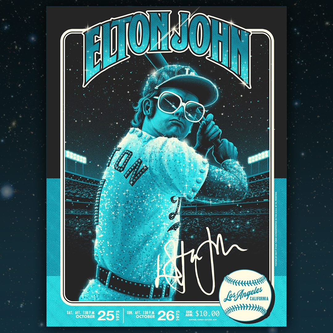 Elton John Tour Poster