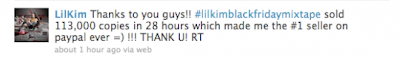 lilkim-tweet Lil Kim Claims She Made A Millie From Her New Mixtape 