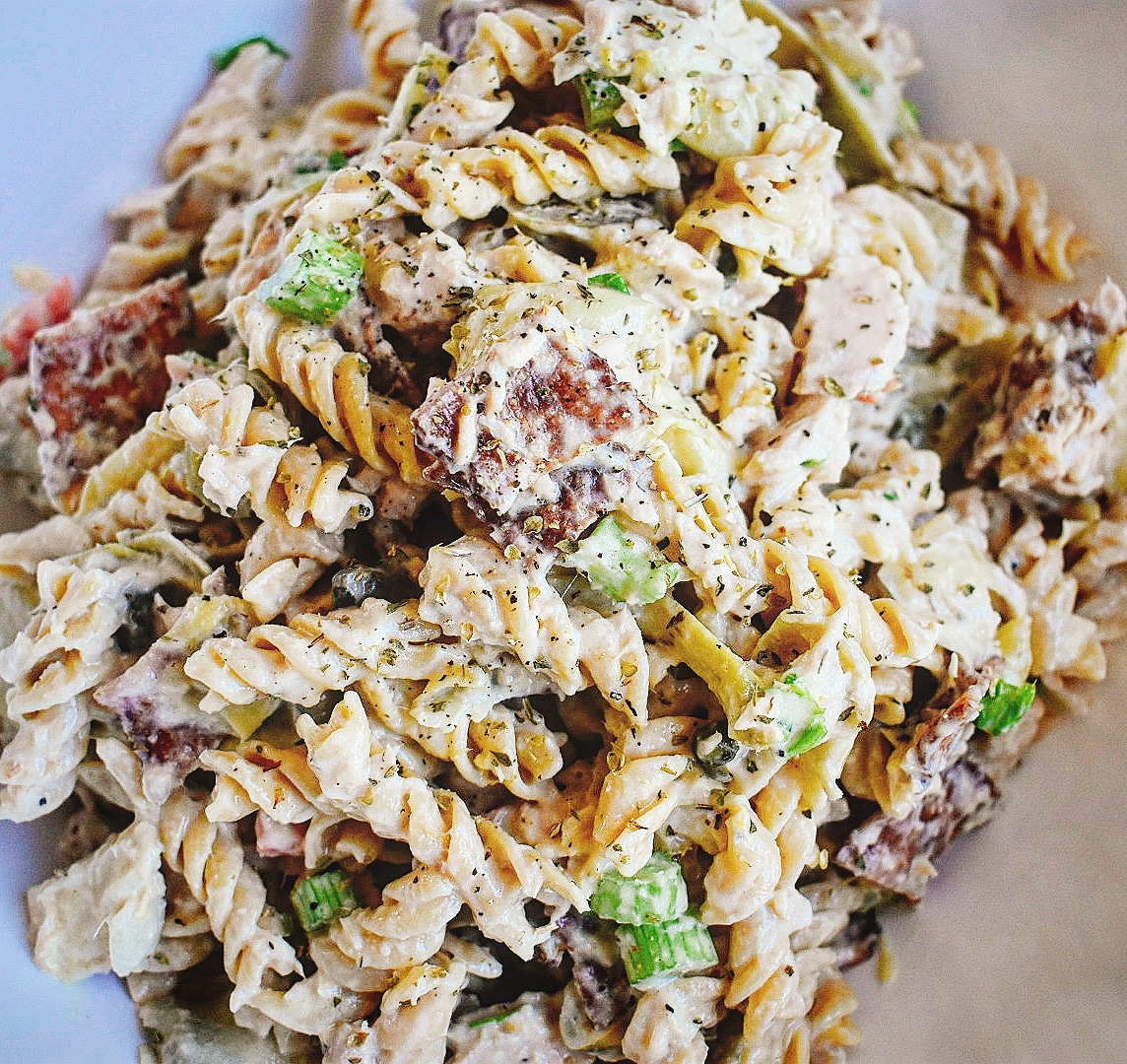GrainFree Tuna Artichoke Pasta Salad Chef Jen