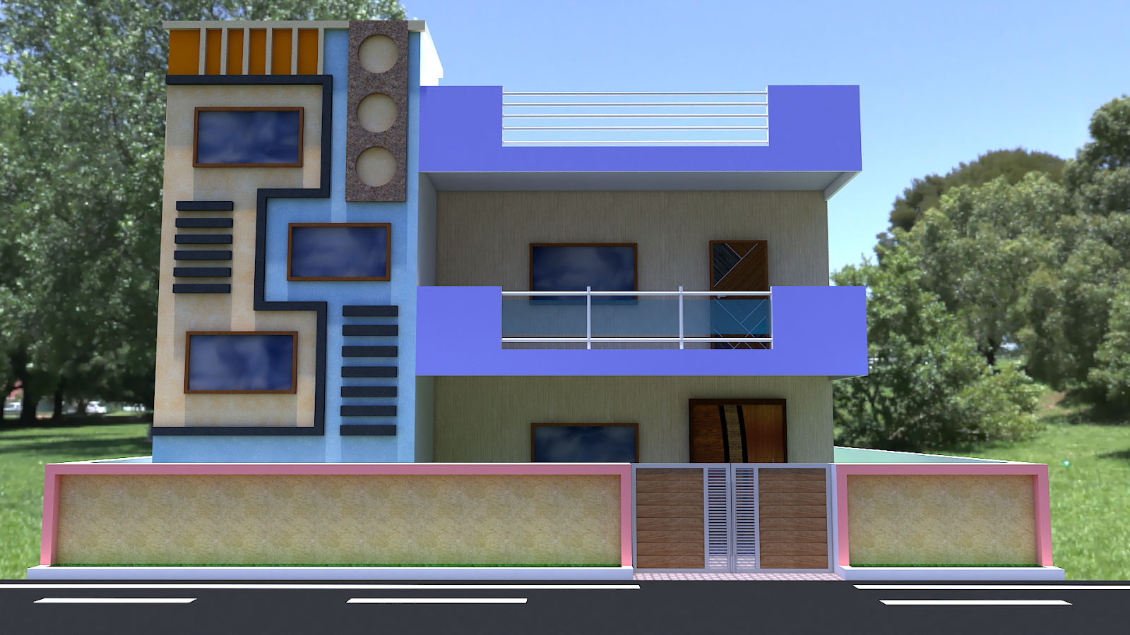 Featured image of post Front Design Of House In Small Budget : Ugly and untidy front of the house can create a bad impression in the minds of the visitors.