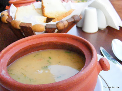 Potato Soup, Olive Garden Restaurant, Kabak