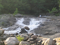 waterfall at massassauga provincial park