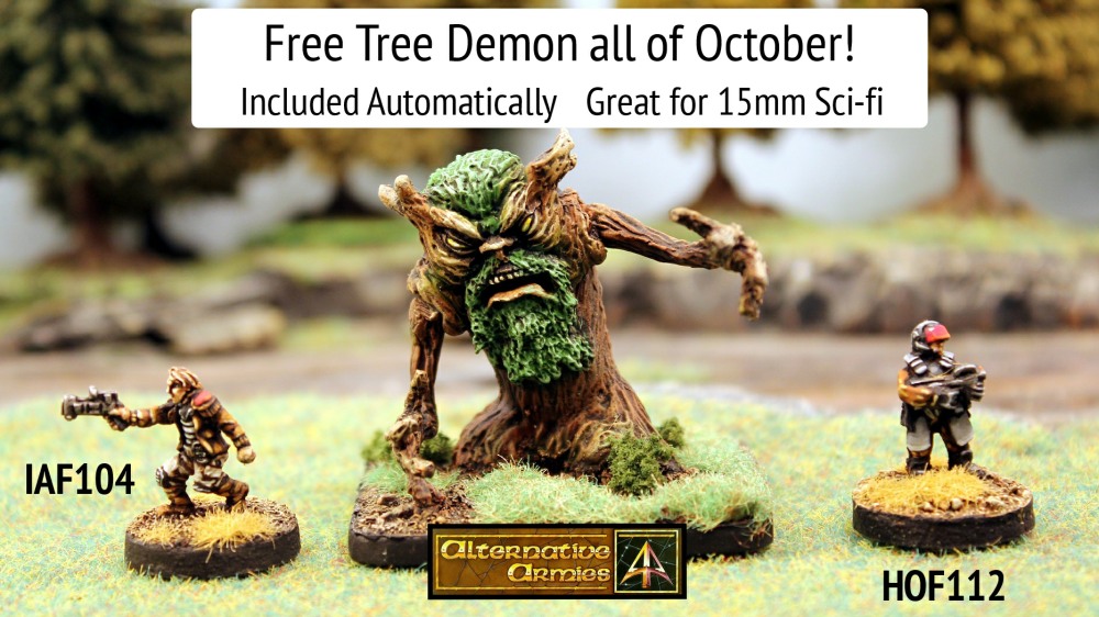 Alternative Armies: Tree Demon free in every October order at ...