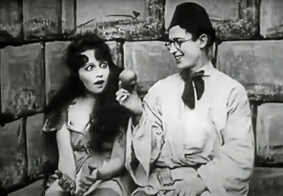 Bebe Daniels and Harold Lloyd in "Somewhere in Turkey" (1918)