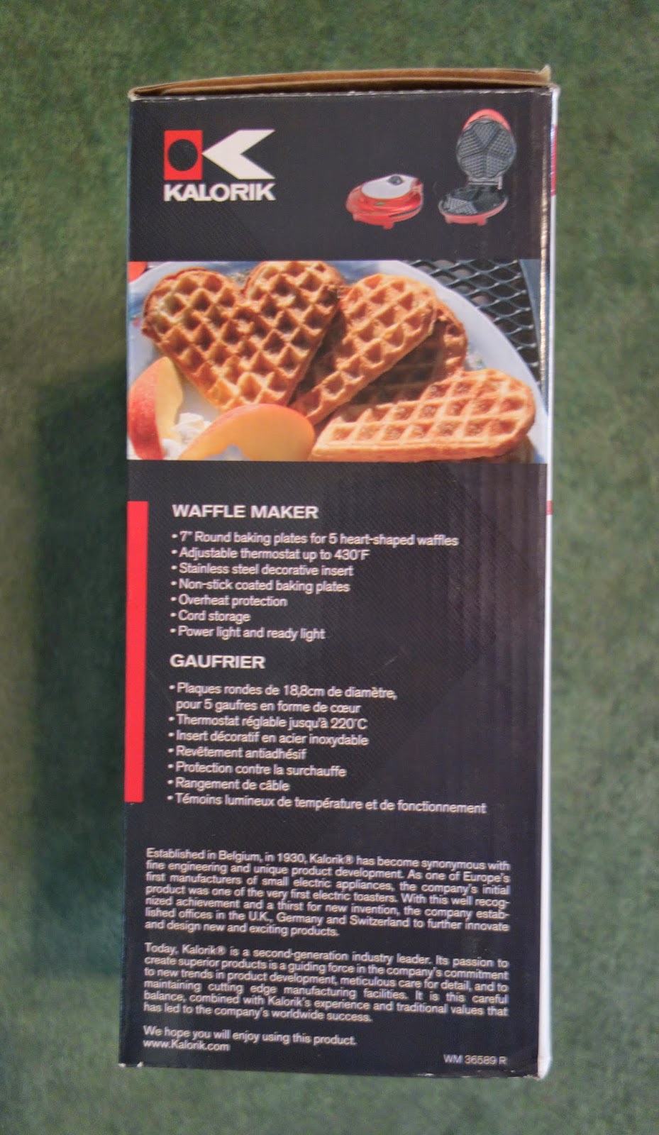Trying to Stay Calm! Kalorik Heart Shape Waffle Maker Review and