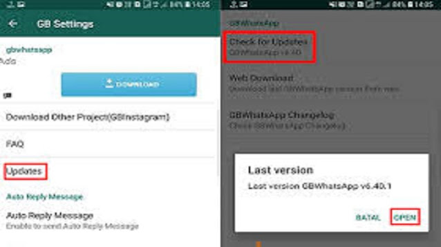 Bagi anda para pengguna aplikasi GB Whatsapp Cara Memperbarui GBWhatsApp Terbaru