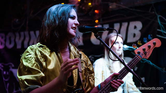 The Beaches at The Bovine Sex Club in Toronto for Canadian Music Week CMW 2016, May 6 2016 Photos by John at One In Ten Words oneintenwords.com toronto indie alternative live music blog concert photography pictures