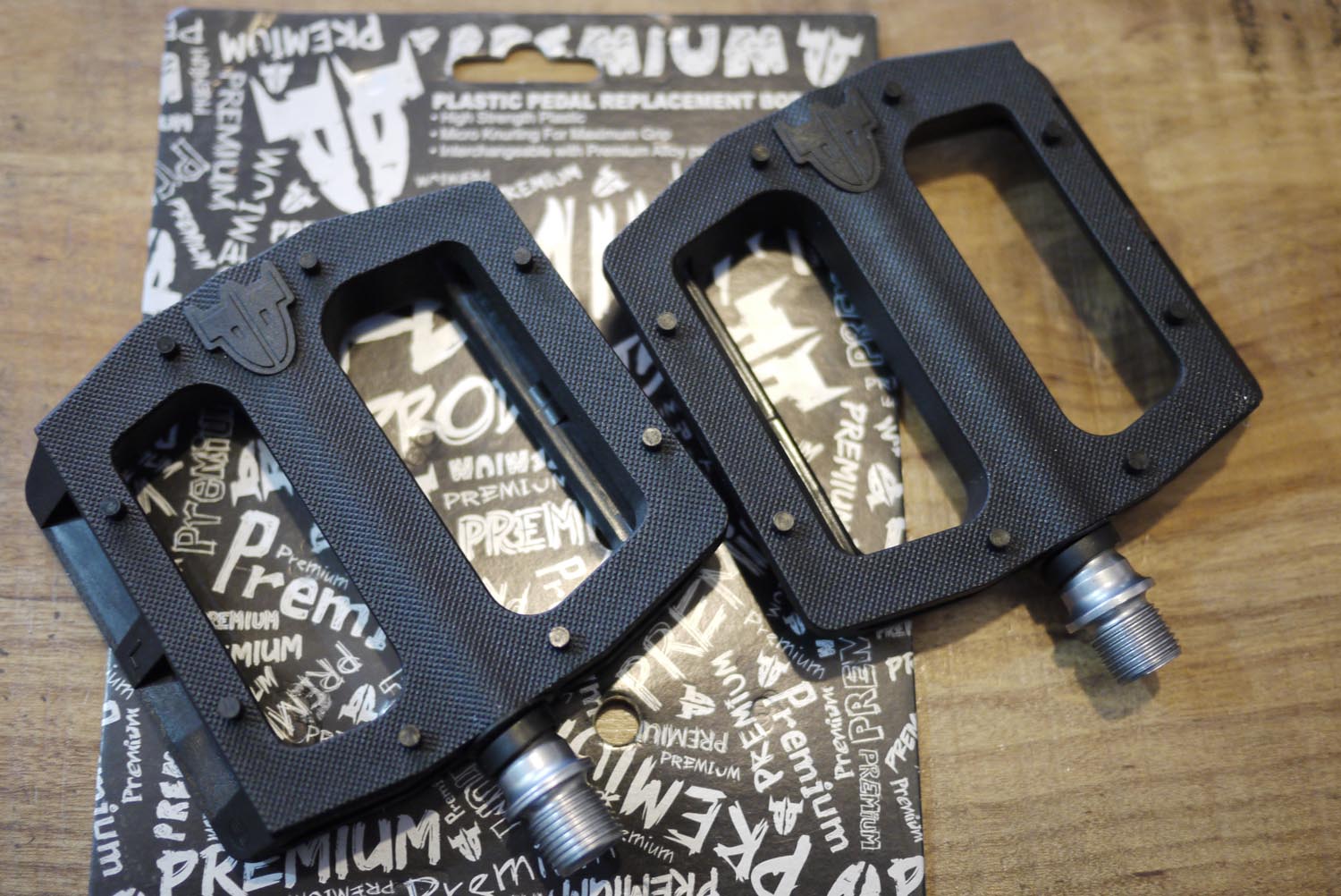 Del Mar BMX PREMIUM PRODUCTS Slim Plastic Pedals