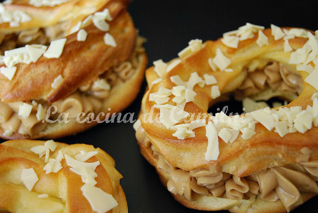 París Brest con crema de café (La cocina de Camilni) París Brest con crema de café (La cocina de Camilni)