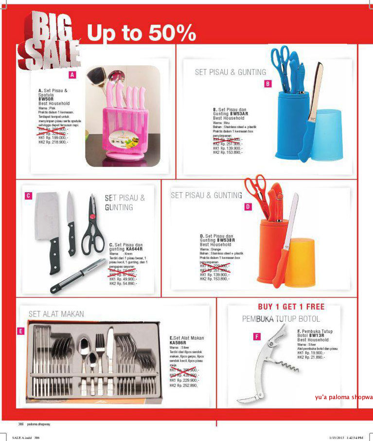 Yu A Paloma Shopway Katalog 23 Peralatan Rumah Tangga 