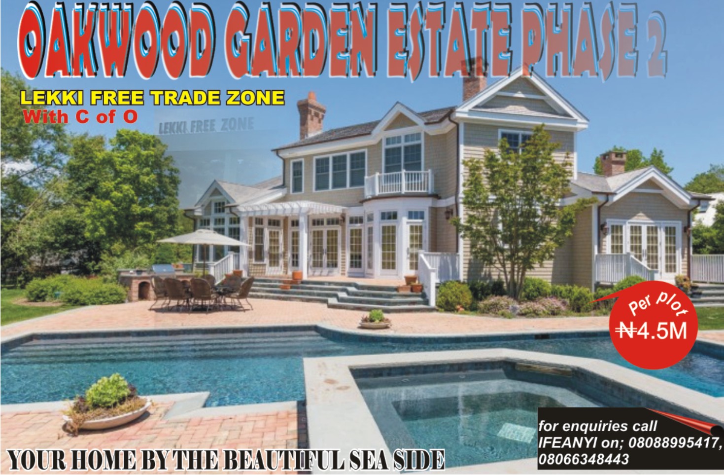 Haven of rest... Oakwood Garden Phase 2 by Lekki Free Trade Zone