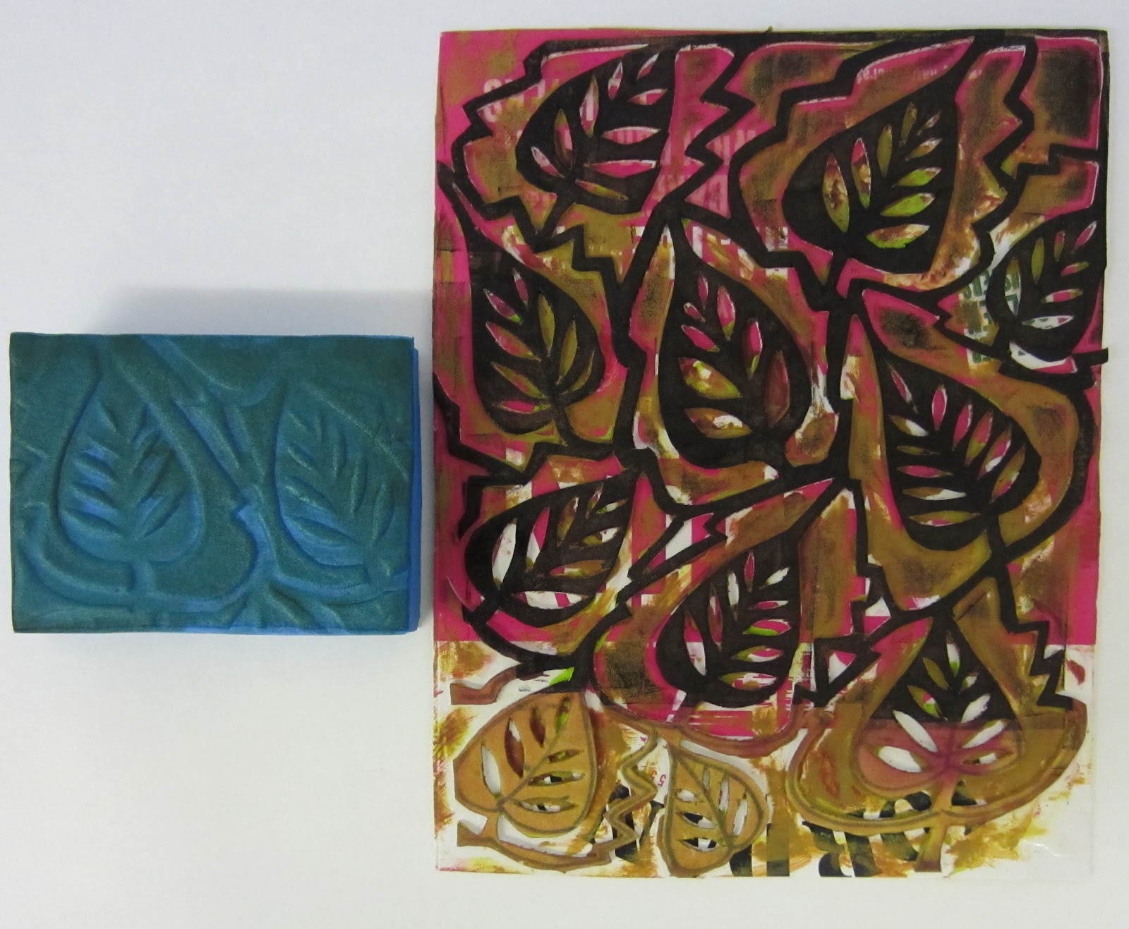 Magic Stamp Blocks Living to work Working to live