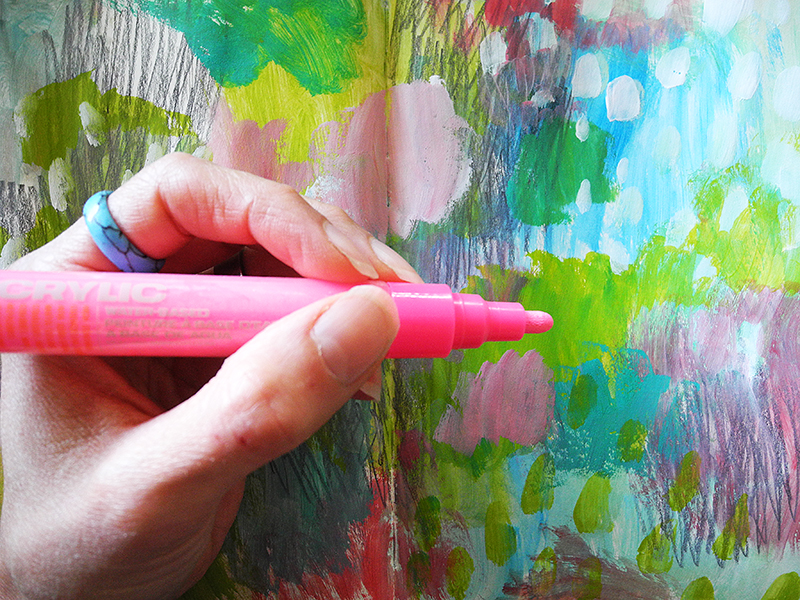 Jules Madden New Art Material Testing Out Montana Paint Pens