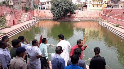 पितृपक्ष मेले की तैयारी की जायजा लेते कमिश्नर-डीएम & एसएसपी, Commissioner, DM SSP Visited AnjNewsMedia