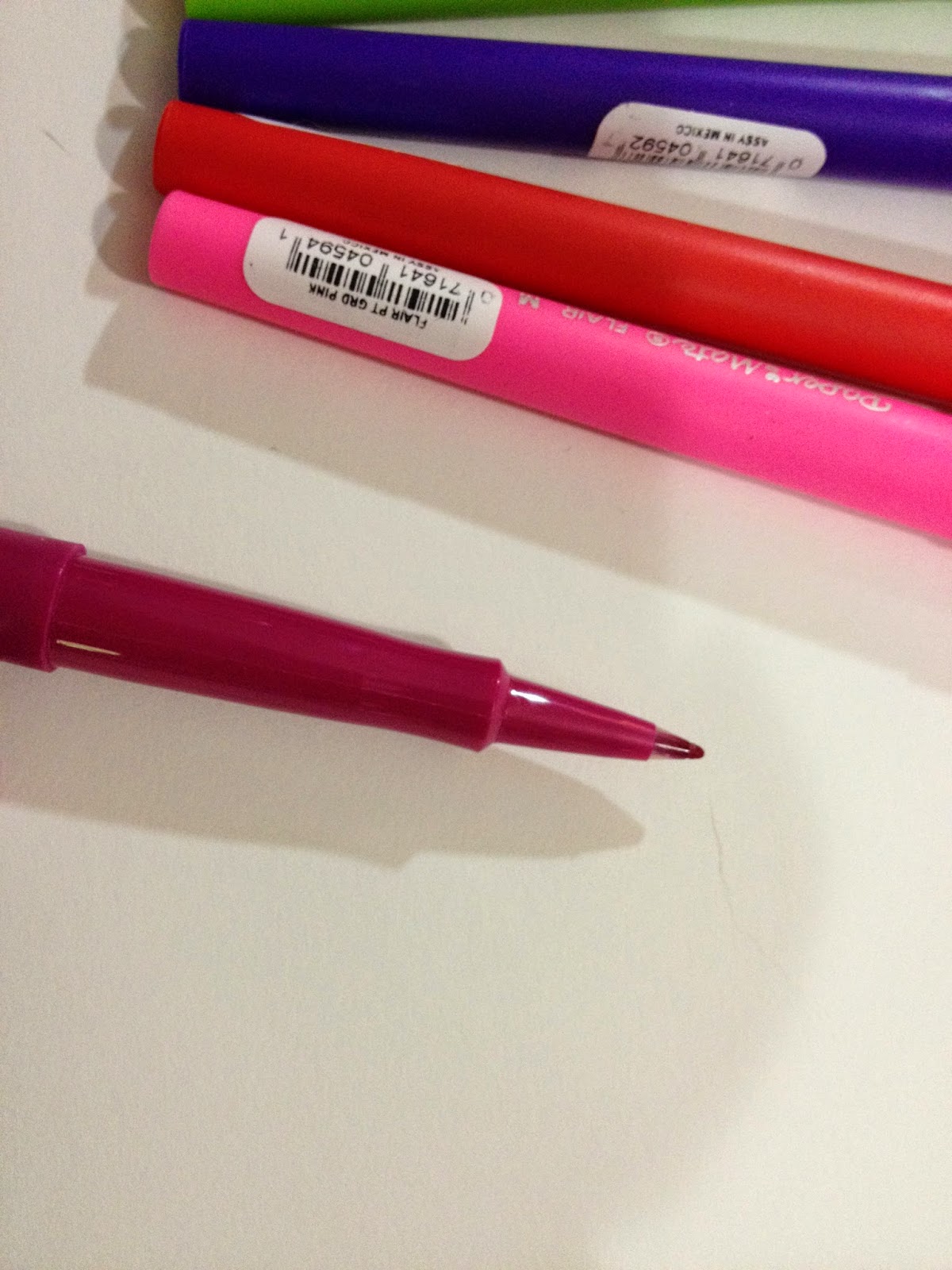 Color Pen Review: Papermate Flair