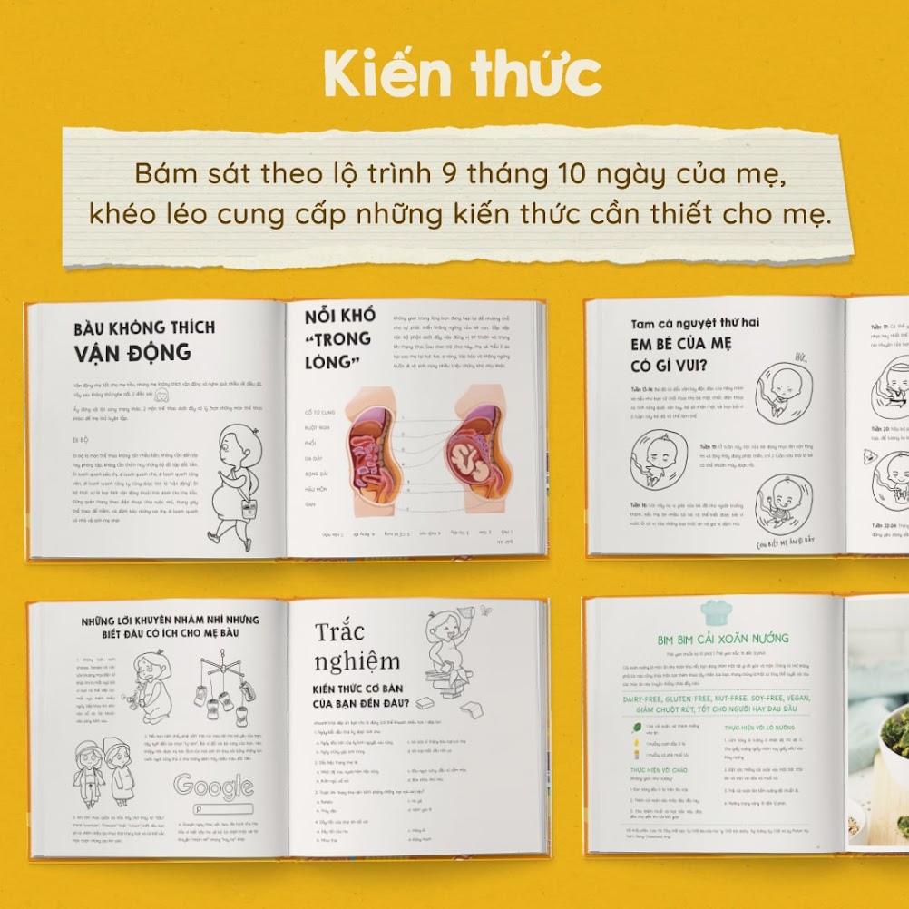 [A116] Kiến thức: Chọn sách cho Bà Bầu giúp thai nhi thông minh