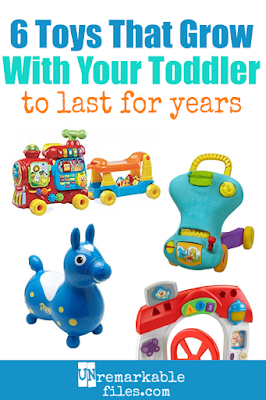 From a mom of 6 who knows, here are 6 of the best toddler toys for awesome, long-lasting fun that converts from toddler to preschooler and beyond. These convert from toddler to preschool and beyond, making them ideal birthday and Christmas gifts for 1 year olds and 2 year olds that will last for years and years. #toddlertoy #1yearsold #2yearold #christmas #birthday