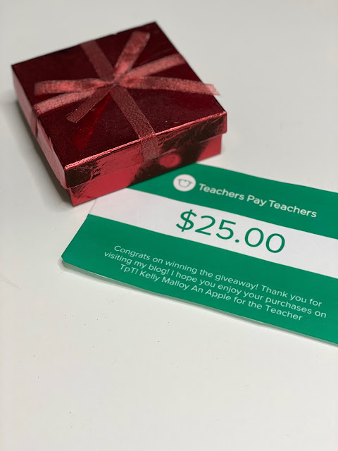 $25 Teachers pay Teachers Gift Card Giveaway