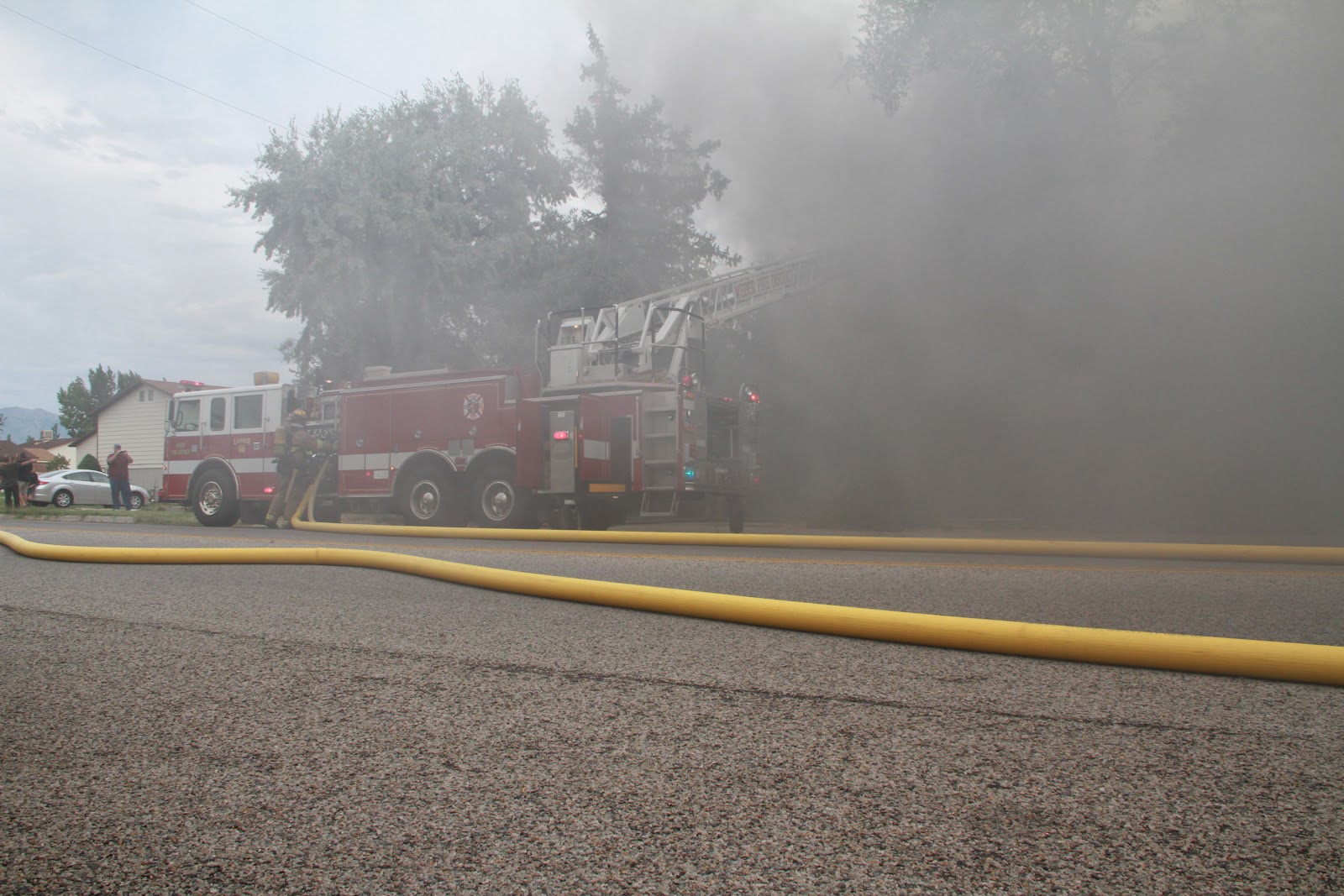 Life From All Angles House Fire in Roy, UT 31 Aug 2012