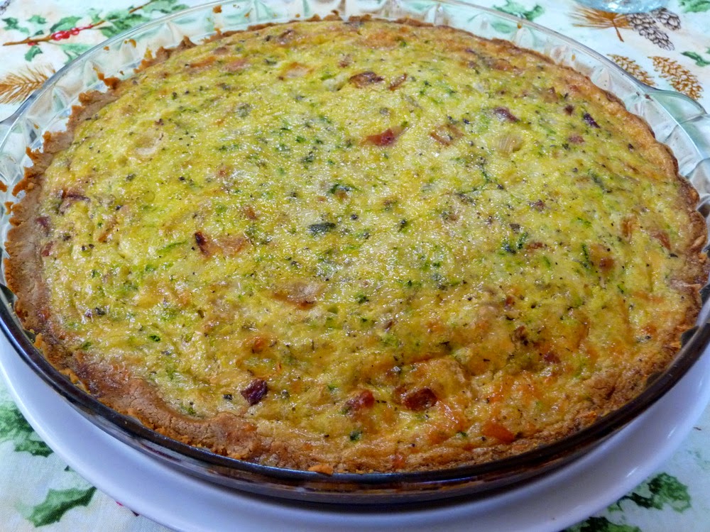 SPLENDID LOWCARBING BY JENNIFER ELOFF BACON ZUCCHINI QUICHE