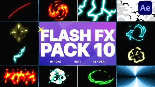 Videohive - Flash FX Elements Pack 10 | After Effects - 29239474 - Project for After Effects