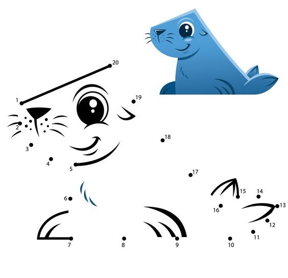 Tranh noi diem theo so thu tu hinh con hai cau