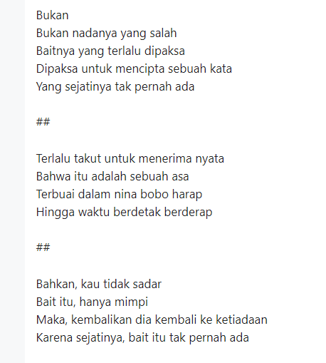 Puisi Pendek Sedih Tentang Hidup Puisi Pendek Sedih Tentang Hidup