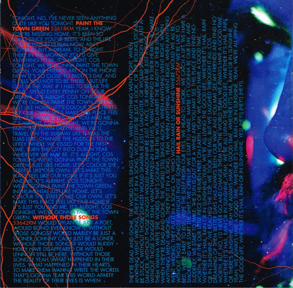 Encarte The Script No Sound Without Silence Encartes Pop