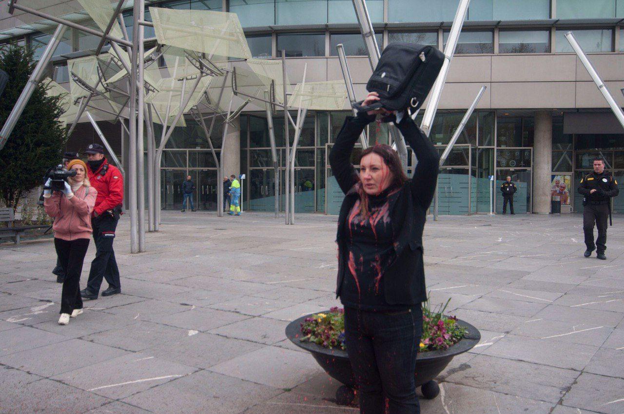 Foto: Plataforma contra el BBVA Foto: Plataforma contra el BBVA