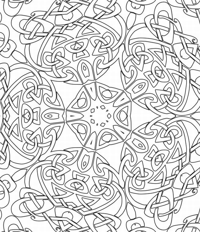 Coloring Pages Patterns - Fun Coloring