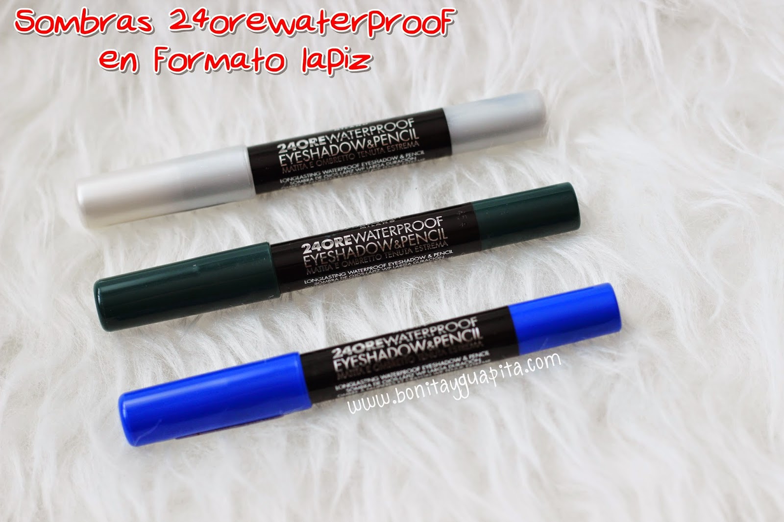 24 ore waterproof eyeshadow & pencil 01 08 09