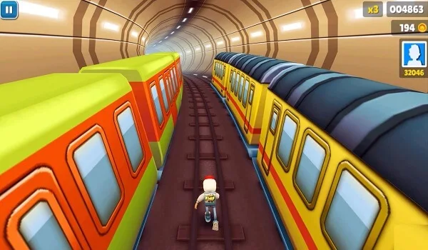 تحميل لعبة subway surf للكمبيوتر