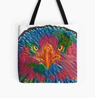 eagle vector graphic Cute gift for eagle lover Tote Bag