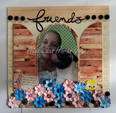 scrapbook friends desafio toma lá dá cá