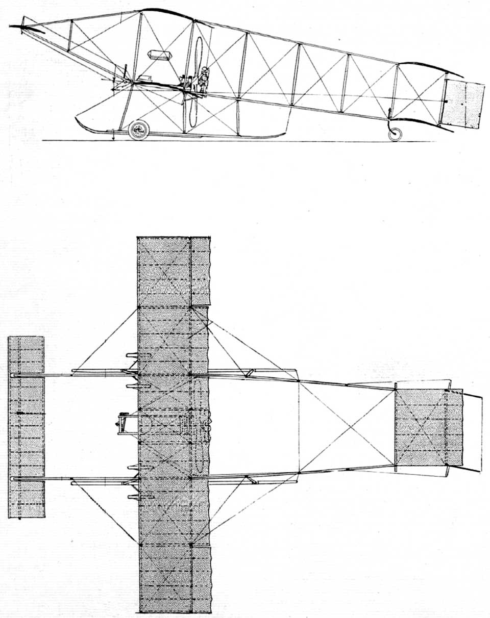 Фарман 4 самолет чертежи