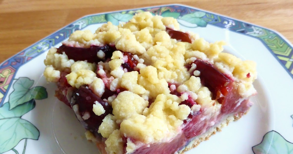 VEGAN - GO FOR IT: ZWETSCHGEN-STREUSELKUCHEN VOM BLECH