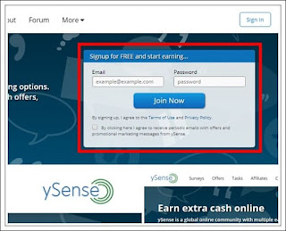 YSense (antigo Clixsense) - cadastre-se grátis no site