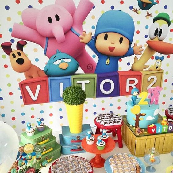 87 ideas de decoración para Fiesta de Pocoyo