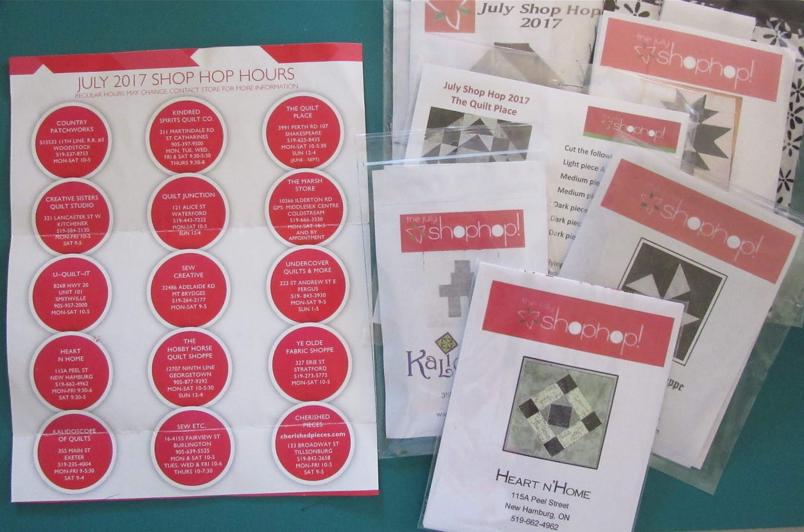 Kathy's Quilts July Shop Hop
