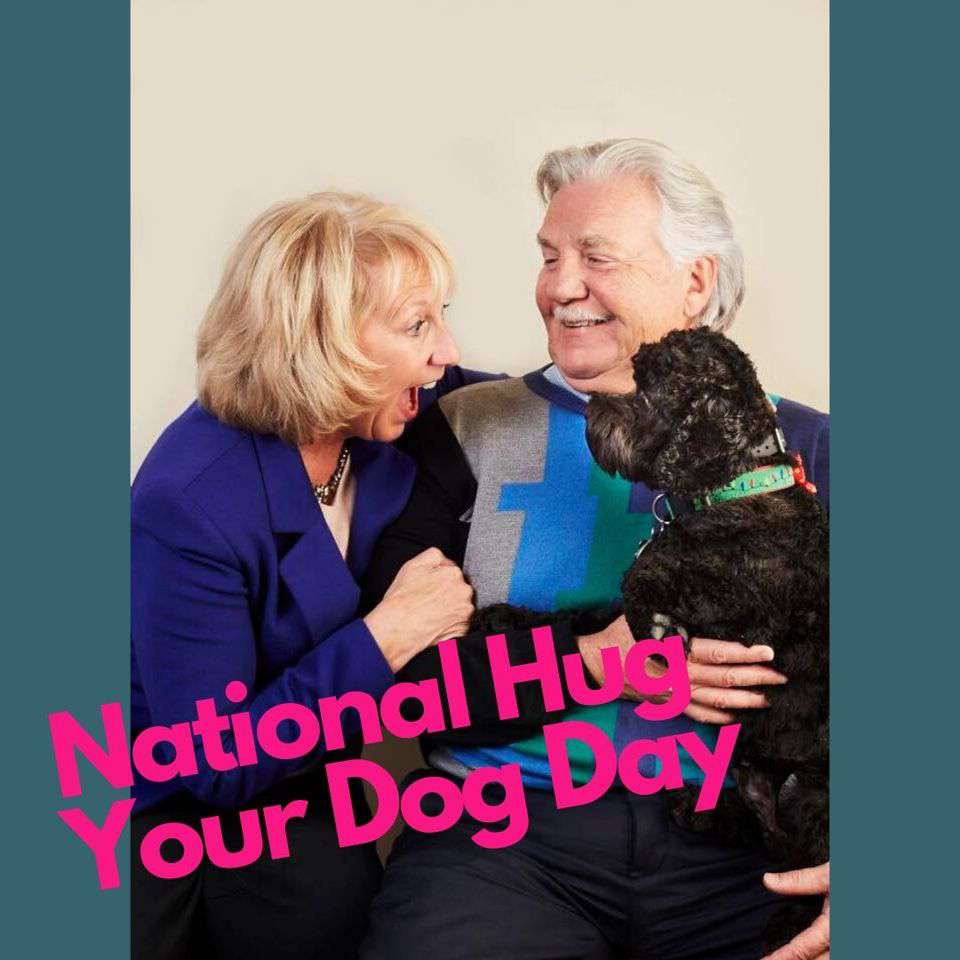 National Hug Your Dog Day Wishes Unique Image