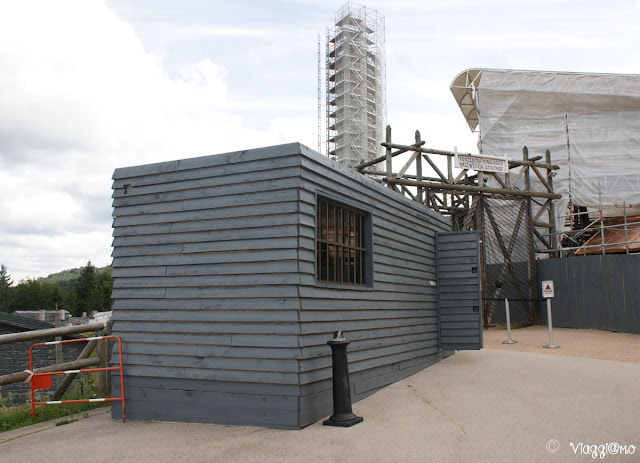 L'ingresso al campo di concentramento di Natzweiler-Struthof