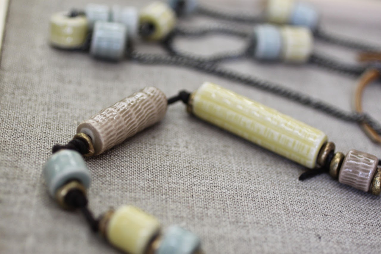 A Little Slice of Fashion Design by Hand Heath Ceramics Clay Bead