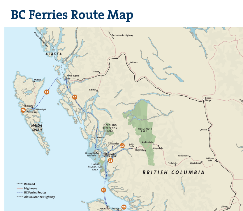 North Coast Review BC Ferries Northern routes to see service increase as of April 1st