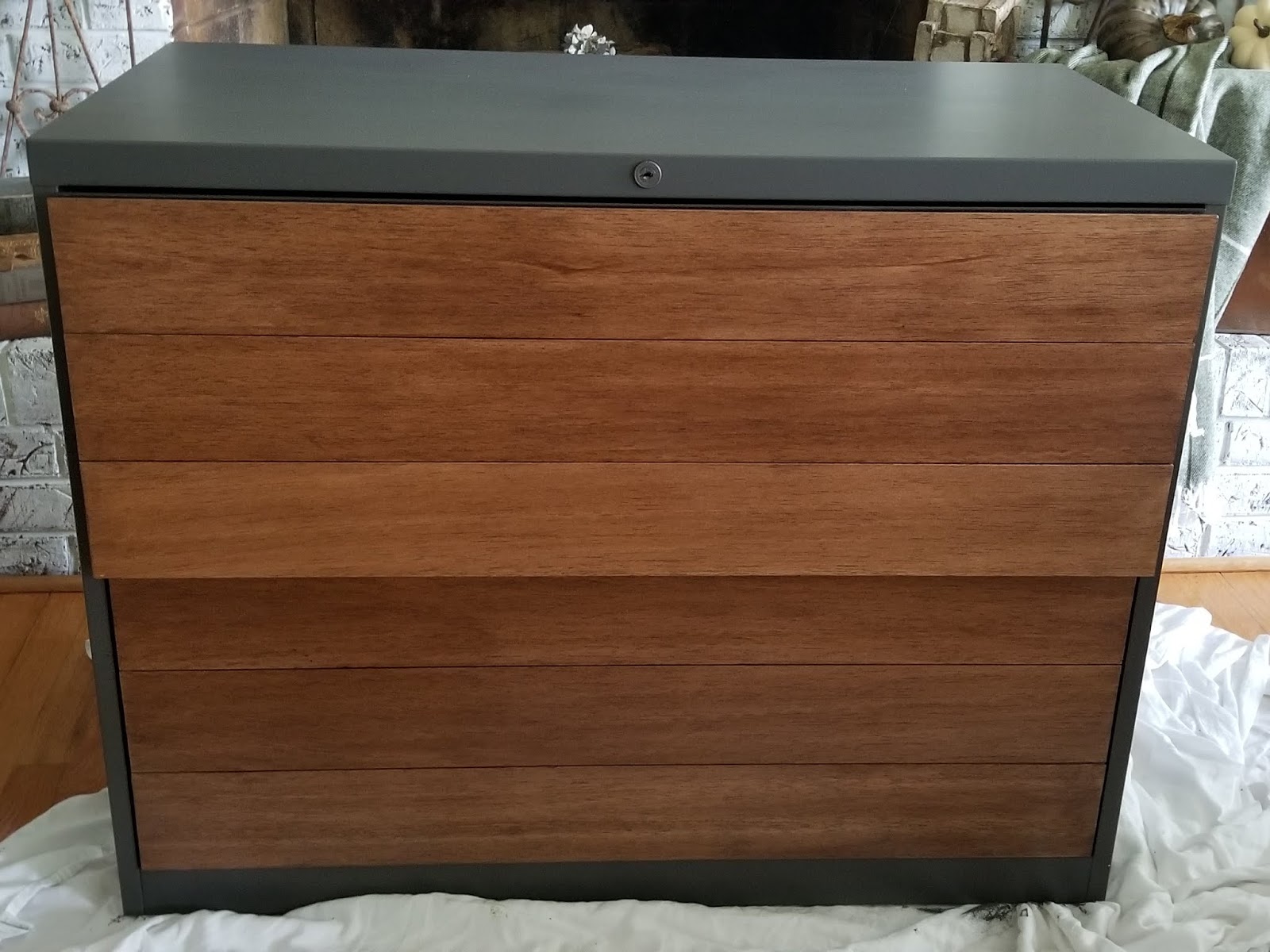 How To Update A Metal File Cabinet Postcards From The Ridge