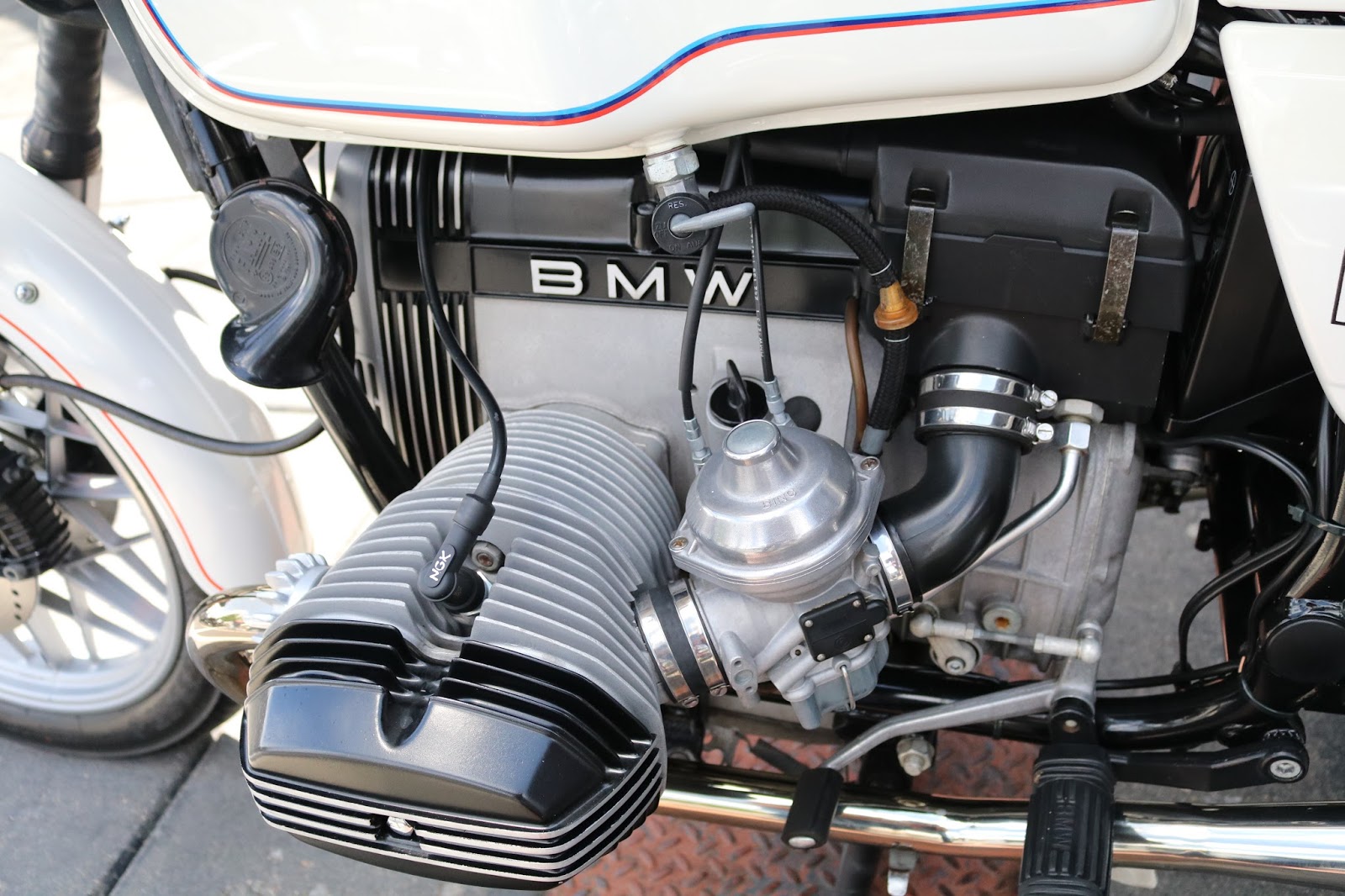 OldMotoDude: BMW R100CS on display at the 2017 Vintage Motorcycle Show