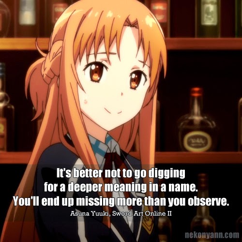 Sword Art Online Quote 12 Amazing Sword Art Online Quotes Sword art