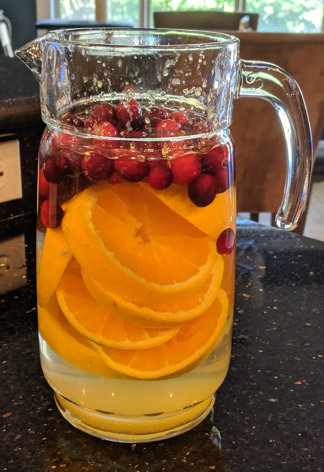 Orange Cranberry Water